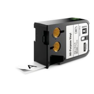 Dymo Xtl All-purpose Vinyl Labels, 24mm, Black On White