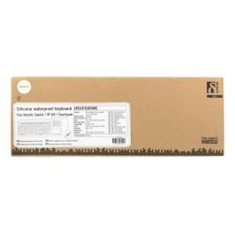 Deltaco Rubberized Keyboard With Touchpad, Ip68, 105 Keys, White