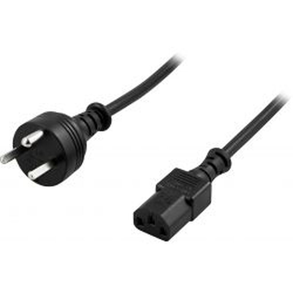 Deltaco Device Cable, Pc & Wall Socket 2m, Danish