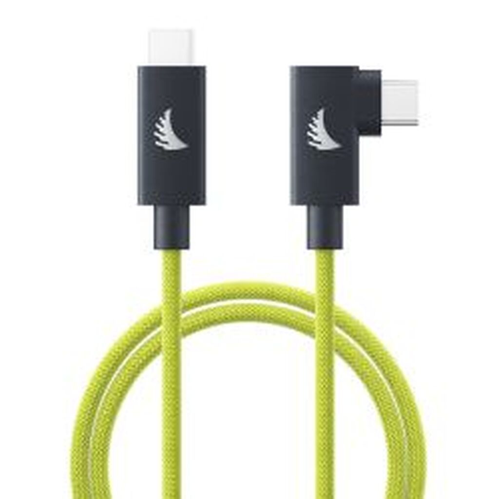 Angelbird Cable I USB-C 4.0 I Solid Flex Cable Right-Angle I Lime I 2 m