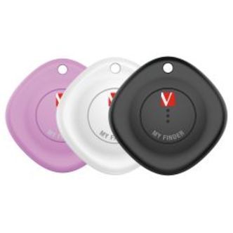 Verbatim Myf-03 My Finder Bluetooth Item Finder 3 Pack Bla/whi/pur