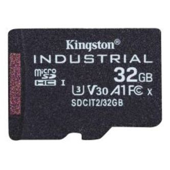 Kingston 32gb Microsdhc Industrial C10 A1 Pslc Card + Sd Adapter