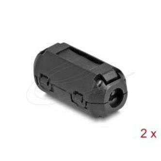 Delock Ferrit Core / Ferrit Ring For Round Cable 3.5 Mm 2pcs Black