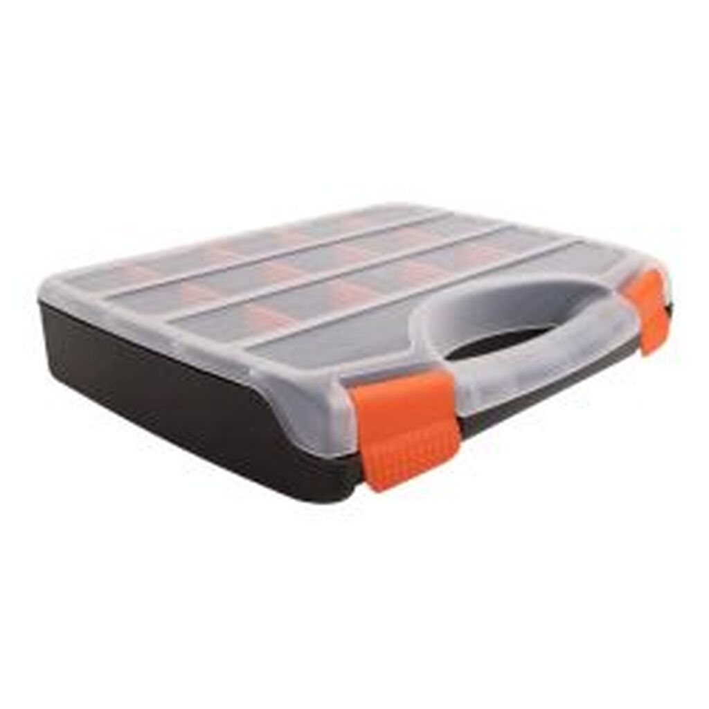 Delock Sorting Box 17 Compartments 320 X 255 X 60 Mm Orange, Black
