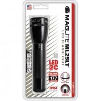 Maglite ML25LT LED 2-Cell C Flashlight - Black