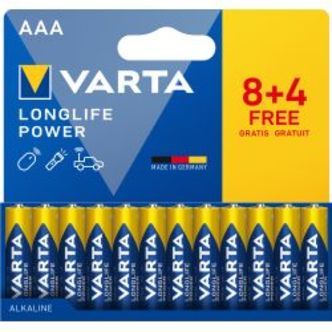 Varta Longlife Power Aaa 12-pack (8+4)