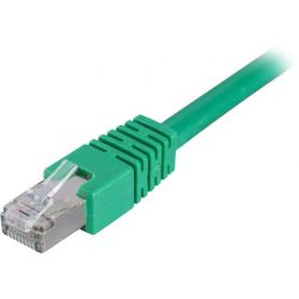 Deltaco F/utp Cat6 Patch Cable, Lszh, 0.5m, Green