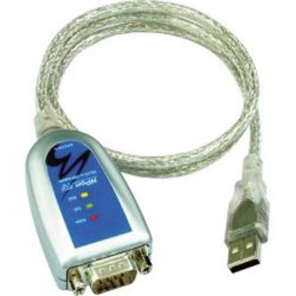 Moxa Usb To Serial Adapter, Rs-232/422/485, Db9ma, 10 Cm