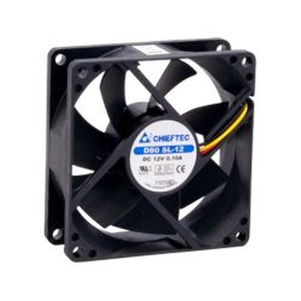 Chieftec Af-0825s Case Fan, 80x80x25mm, 3/4pin Connector