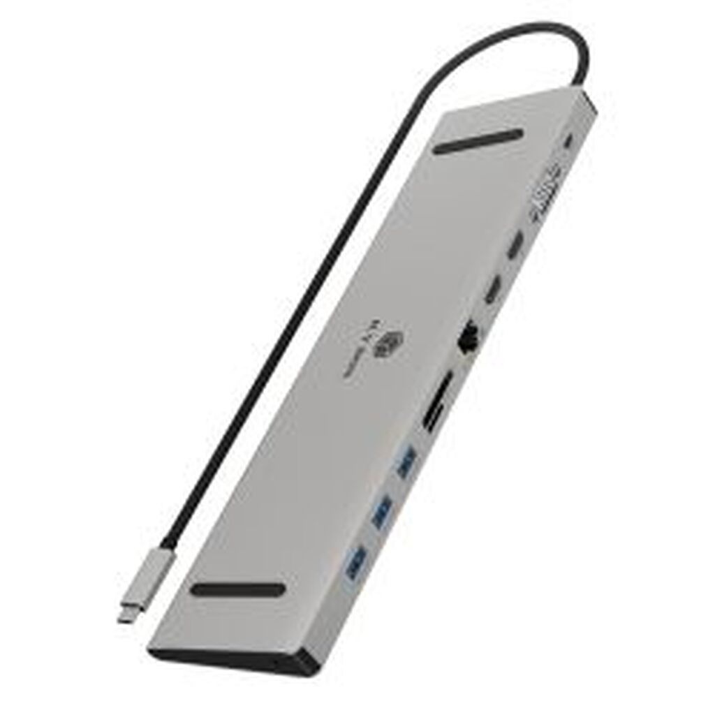Icy_box Usb-cÂ® 11-in-1 Notebook Dock, Triple Video Output