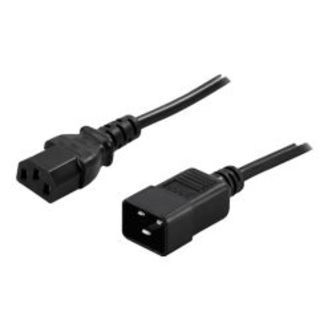 Powerwalker Iec Extension Cable, 10a, C13/c20, 180cm, Black