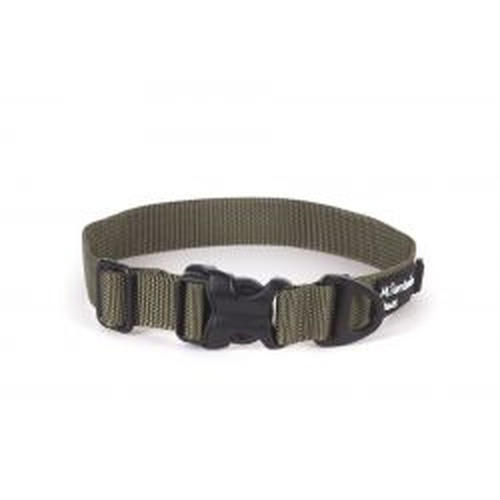 Mountain Paws Extra Tough Dog Collar, Extra Large, Olive - Hundeudstyr