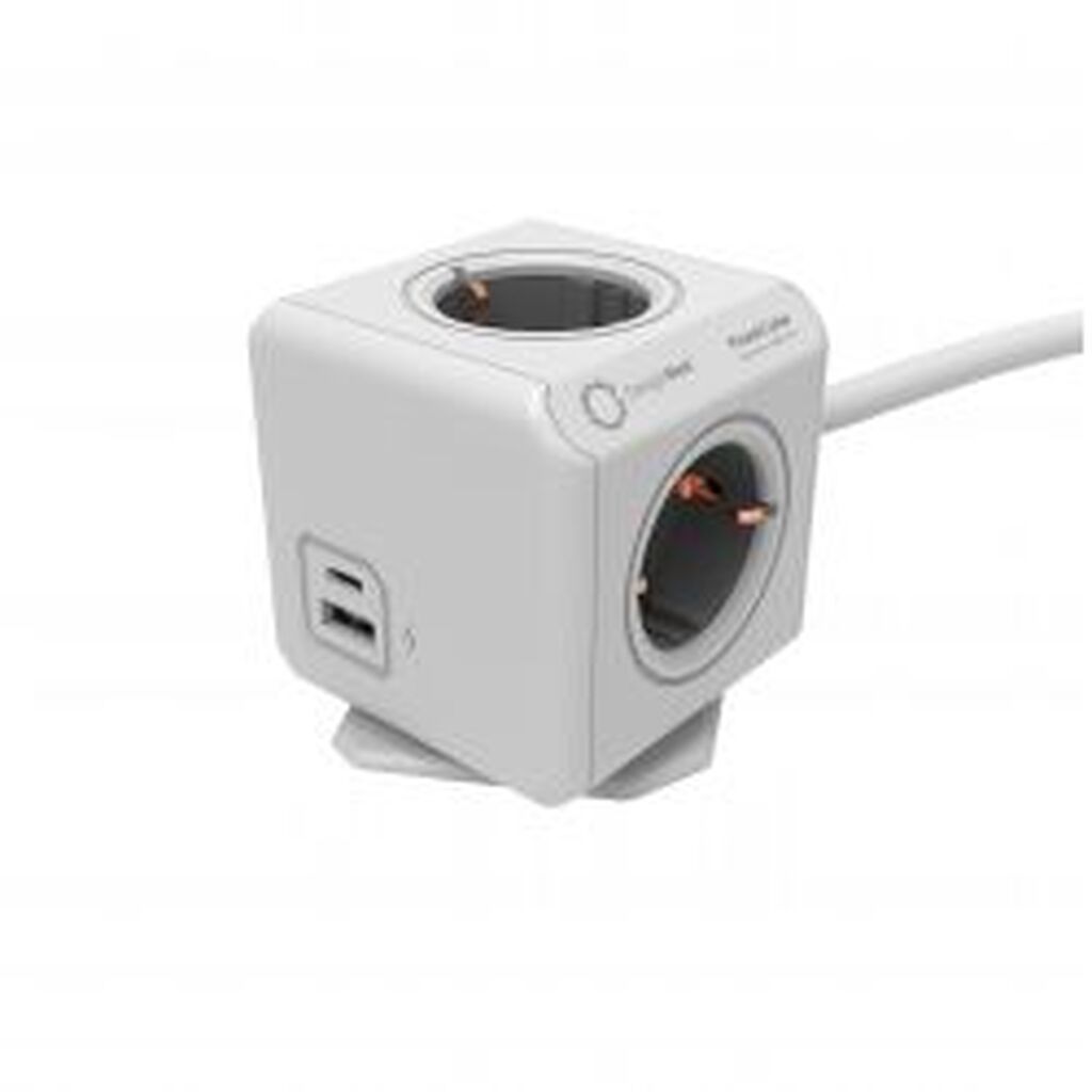 Allocacoc Powercube Extended Usb A+c 1.55mm2 250v 1.5m