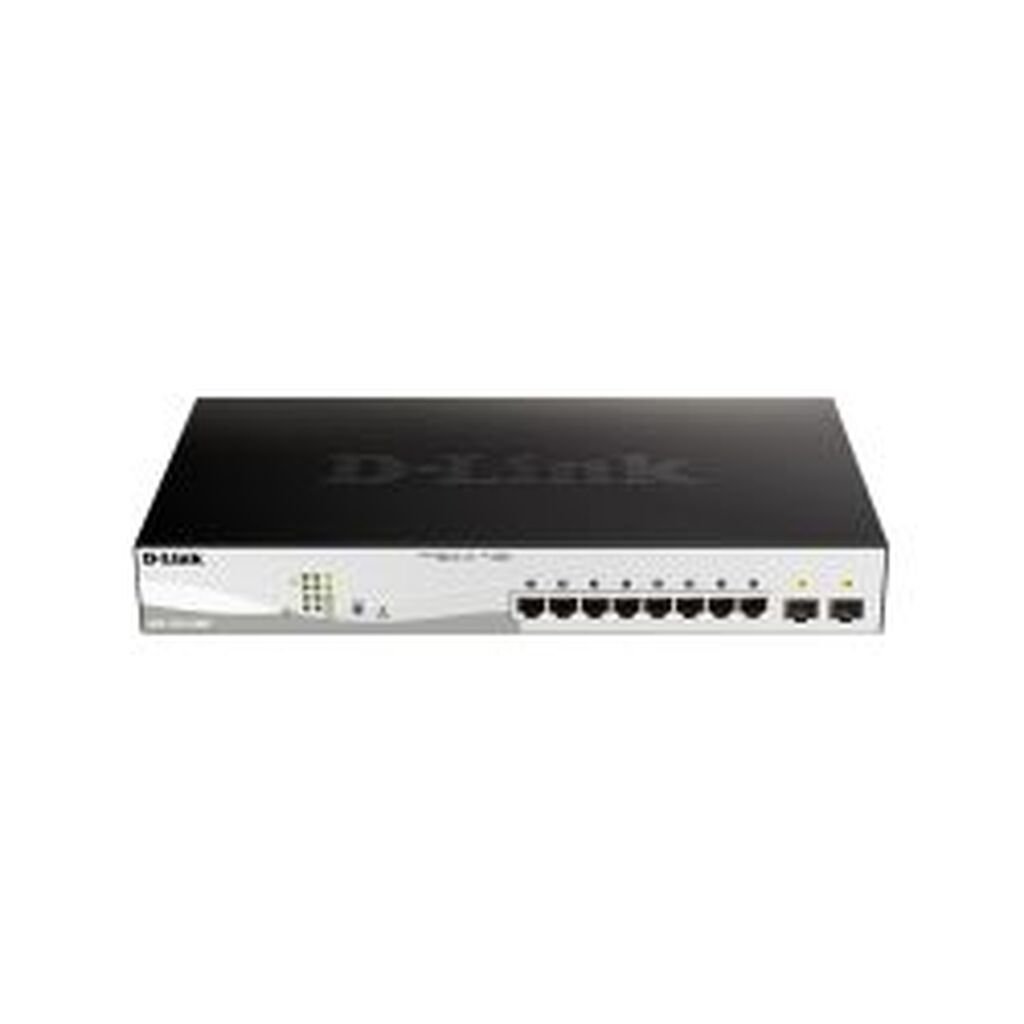 Dlink 10-port Managed Switch, 2x Sfp, 130w Poe+, Gigabit, White