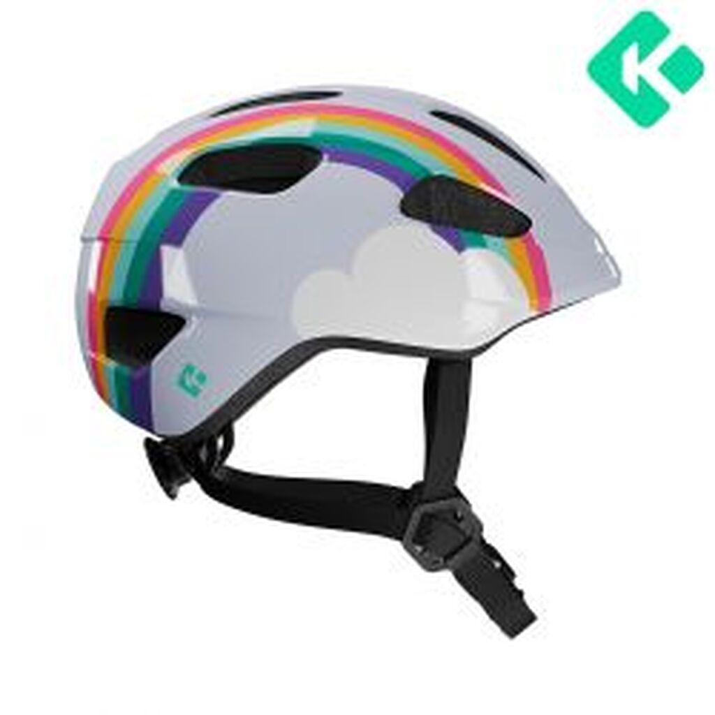 Lazer hjelm Pnut 2.0 KC Rainbow - Cykelhjelm