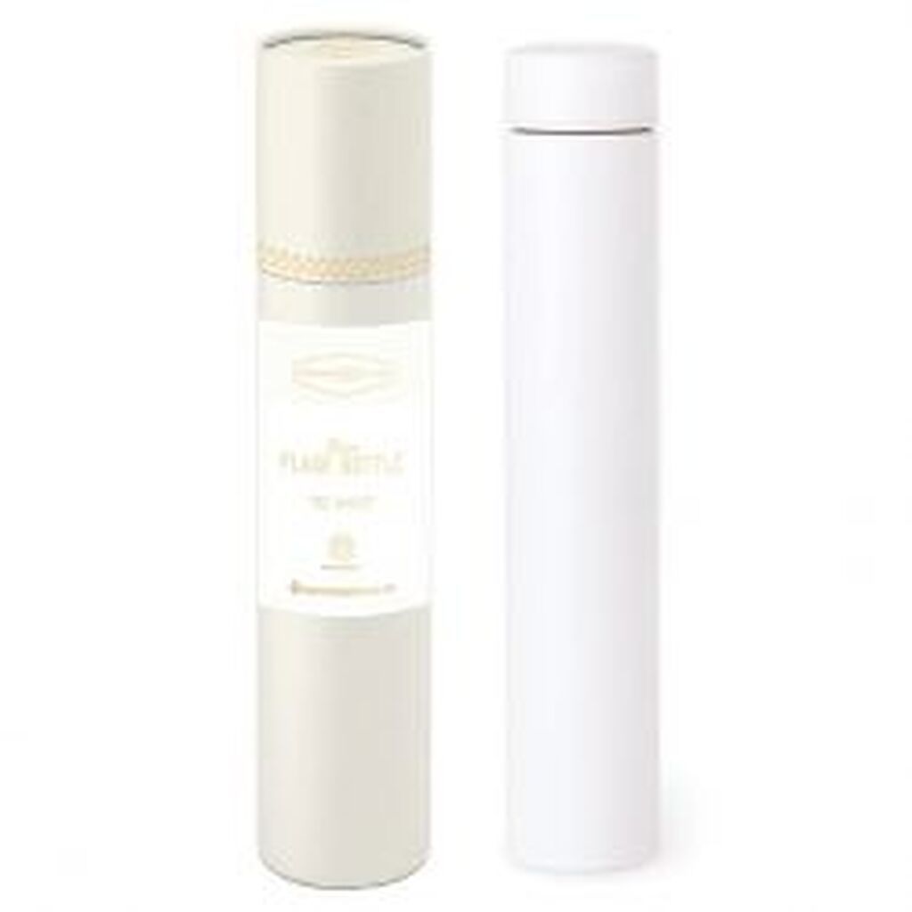 Designworks Ink Slim Thermos Golden Ice White - Drikkeflaske