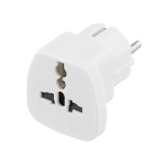Deltaco Travel Adapter, Uk/us/italy/switzerland - Eu, 250v/13