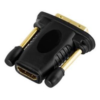Deltaco Hdmi - Dvi-d Single Link Adapter, Black - Adapter