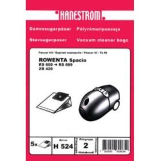 Hanestroem Dammsugarpåsar Rowenta Spacio Zr 420