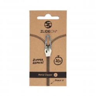 Zlideon Normal Metal Zipper L - Silver - Str. L - Lynlås
