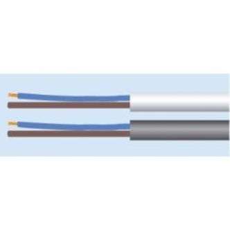Nordic_quality_power Flad Ledning H03vvh2-f (2x0.75mmÃÂ²) 200m, White - Ledning