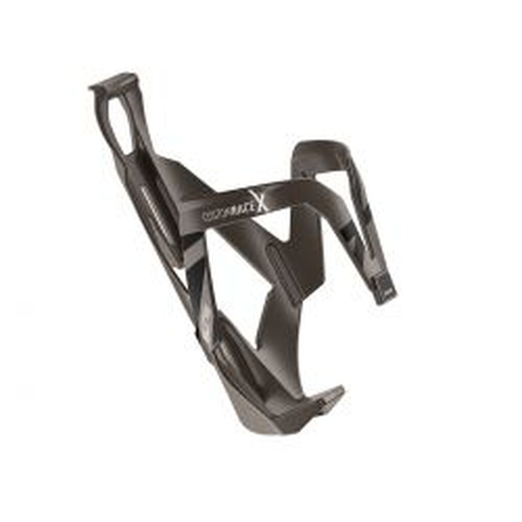 Elite Bottle Cage Custom RaceX Titanium Metal, Black Graphic - Flaskeholder