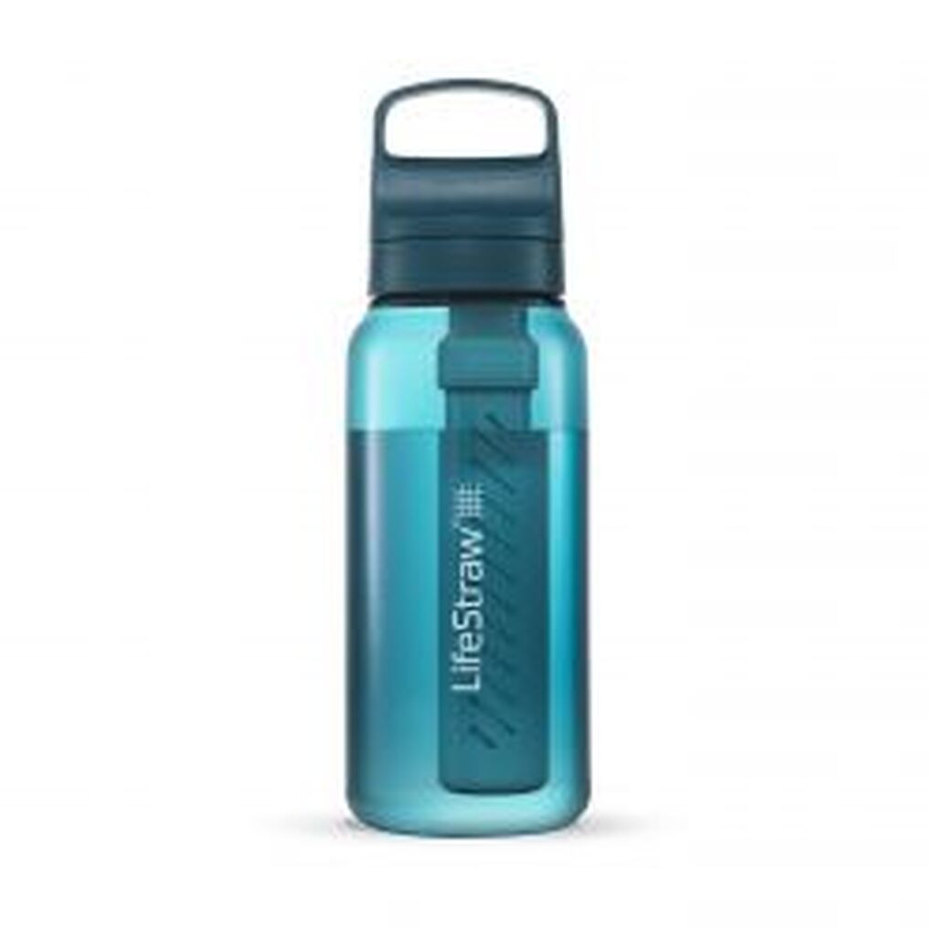 LifeStraw Go 2.0 Water Filter Bottle 1L - Laguna Teal - Str. .1L - Vandfilter
