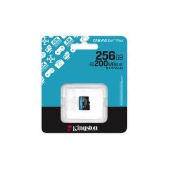 Kingston 256gb Microsdxc Canvas Go Plus Gen4 200r A2 U3 Single W/oadp