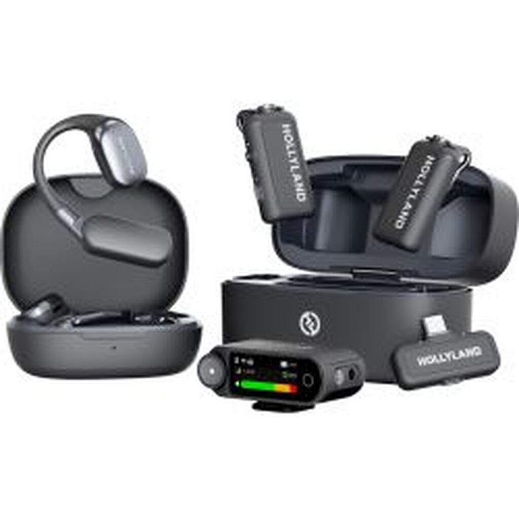 Hollyland LARK MAX 2 Ultimate Combo with OWS Monitor Earphone + Camera RX + USB-C RX