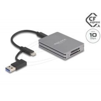 Delock Usb-c Reader For Sd & Cfexpress Type A Cards