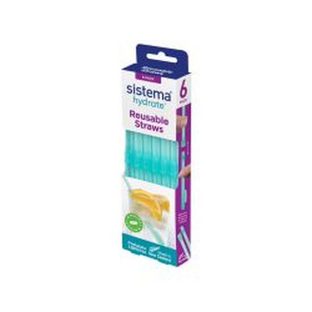 Sistema Reusable Straws 6pack - Sugerør
