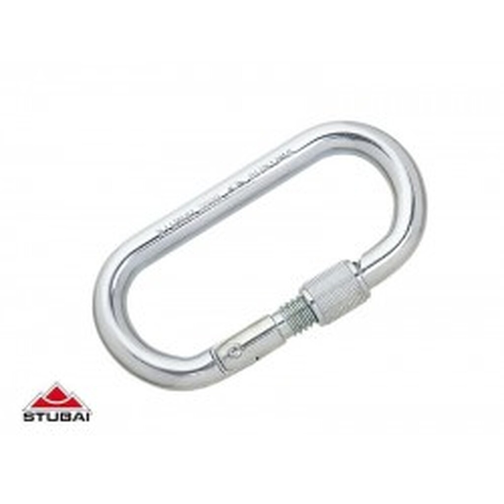 Stubai 2500 Steel Karabiner OVAL with screwgate