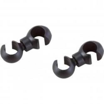 Roterende Kabel Holder Ø4,3mm-5,0mm Pvc Sort 50stk - Cykelreservedele