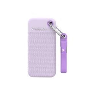 Verbatim Pocket Ssd Usb 3.2 Gen 2 1tb Purple Incl. Two Rubber Sleeves
