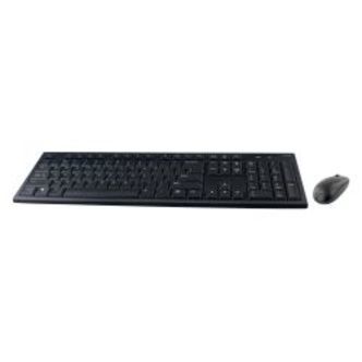 Deltaco Wireless Combo Kit, Keyboard And Mouse, 10m Range, Us Layout - Keyboard