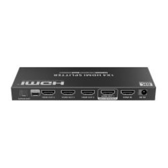 Deltacoimp Hdmi Splitter 1 Input 4 Outputs, 8k 60hz, Auto Scaler