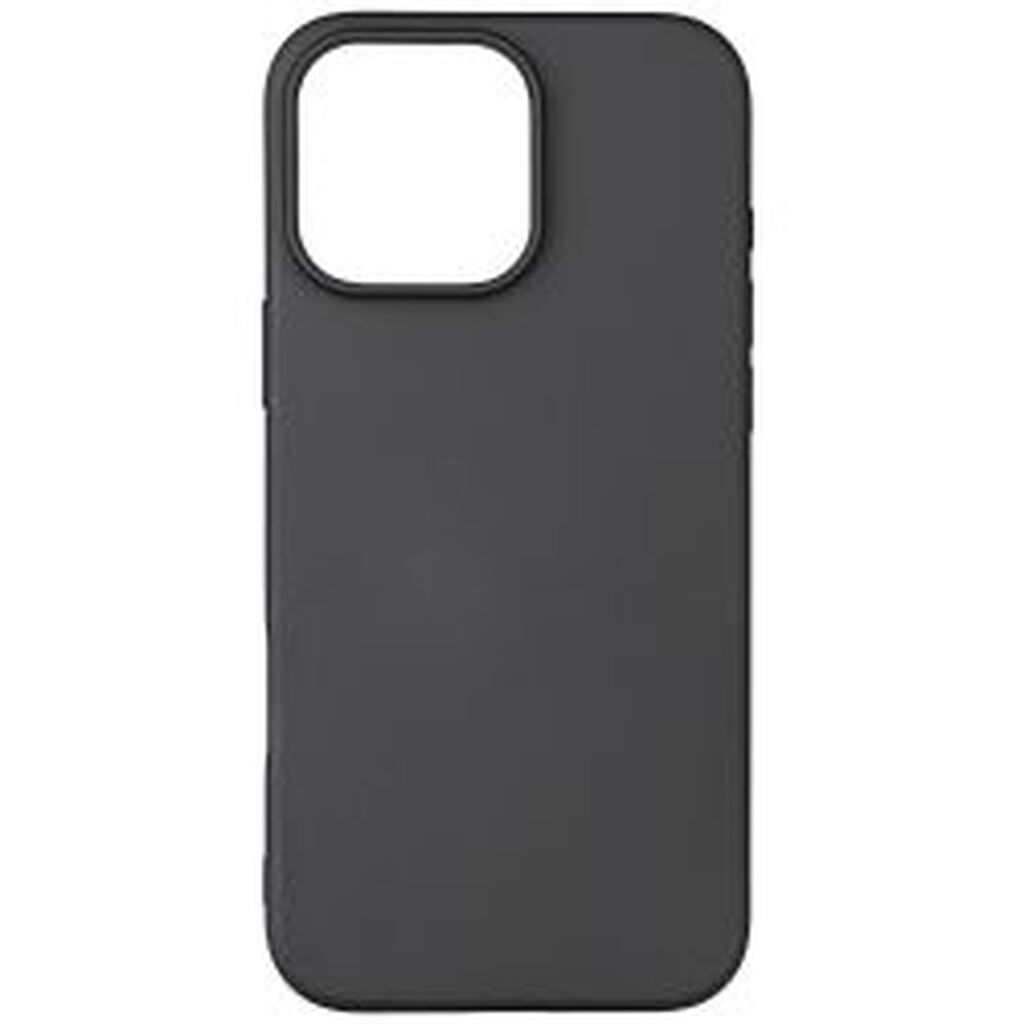 Essentials Iphone 16 Pro Max Silicone Mag Back Cover, Recycled, Black