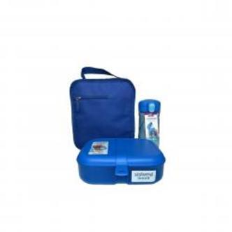 Sistema-cool'r Lunchtime 3 Pack - Blue - Madkasse