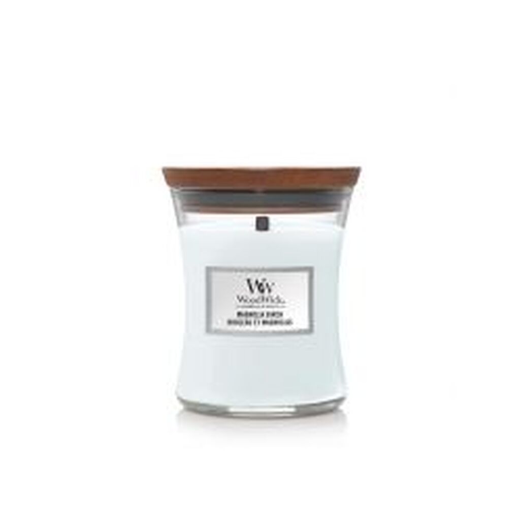 WoodWick Medium - Magnolia Birch - Duftlys
