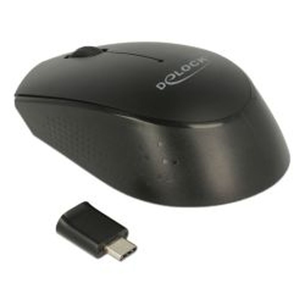 Delock Optical 3-button Mini Mouse Usb Type-c 2.4 Ghz Wireless
