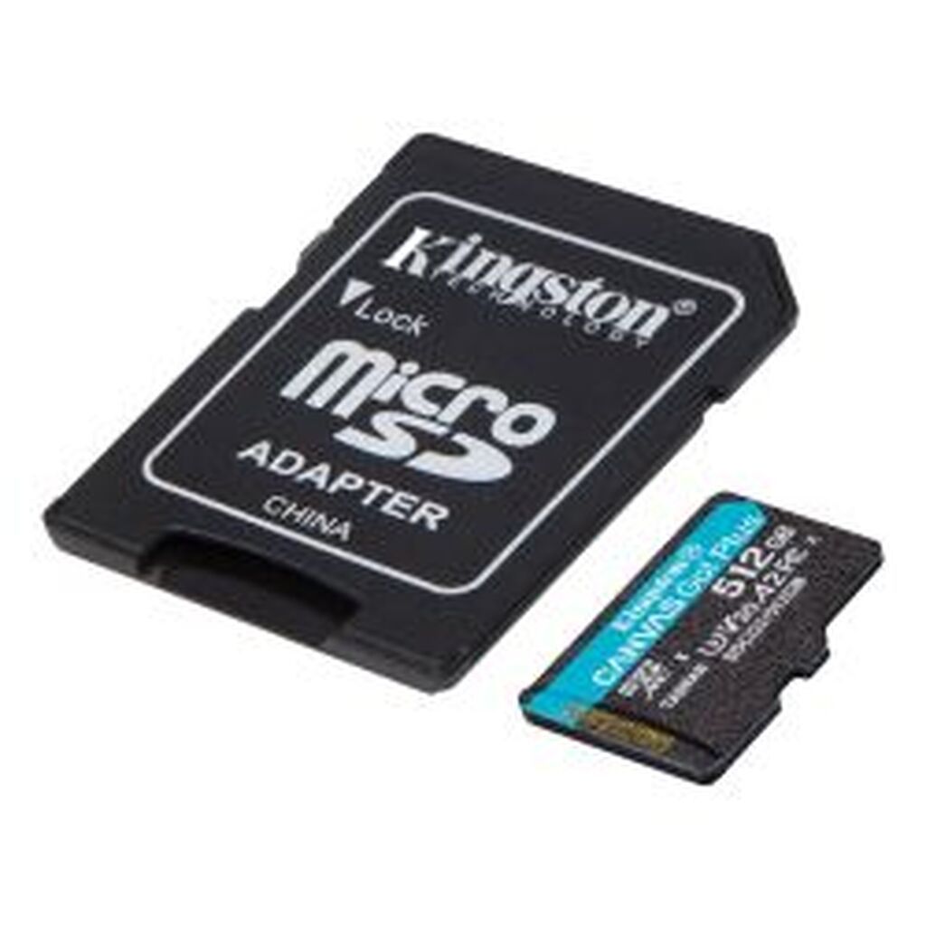 Kingston 512gb Microsdxc Canvas Go Plus 170r A2 U3 V30 Card + Adp