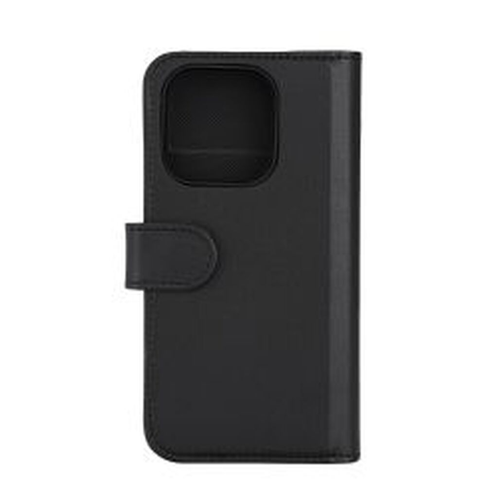 Deltaco Wallet Case, 2-in-1, Iphone 15 Pro, Magnetic Cover, Black