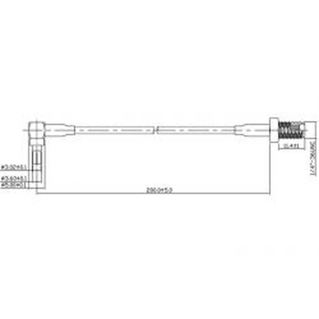 Delock Antenna Adapter Sma Jack Bulkhead &gt; Crc-9 90Â° Plug 200 Mm