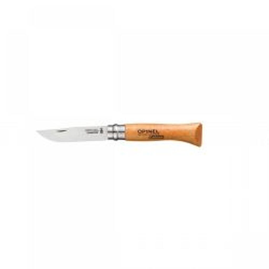 Opinel NÃÂ°6 carbon steel 7,0 cm. bøg