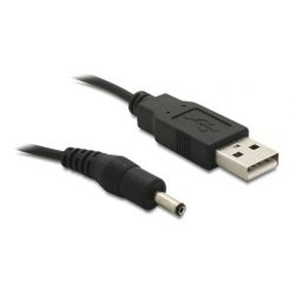 Delock Usb Power Cable Usb 2.0 Type A Ma Dc 3.5x1.35mm 1.5m Black