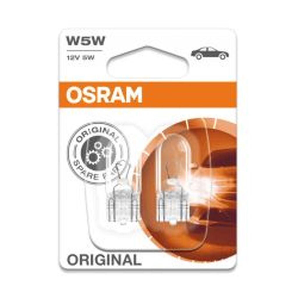 Osramautomotive Automotive W5w 5w12vw2,1x9,5d Bli2 - Pære