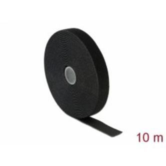 Delock Hook-and-loop Tape On Roll L 10 M X W 20 Mm Black
