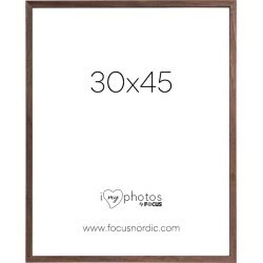 Focus Rock Walnut veneer 30X45 - Ramme