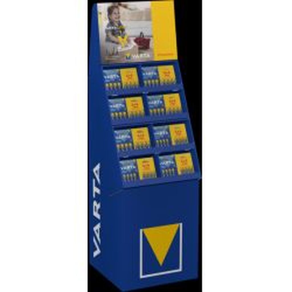 Varta Floor Display 98700 4903/06 4+4 -88
