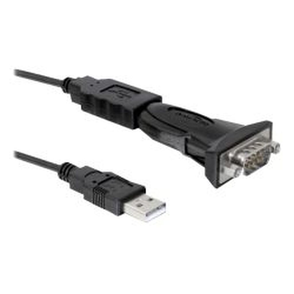 Delock Adapter Usb 2.0 Type-a To 1 X Serial Rs-232 Db9